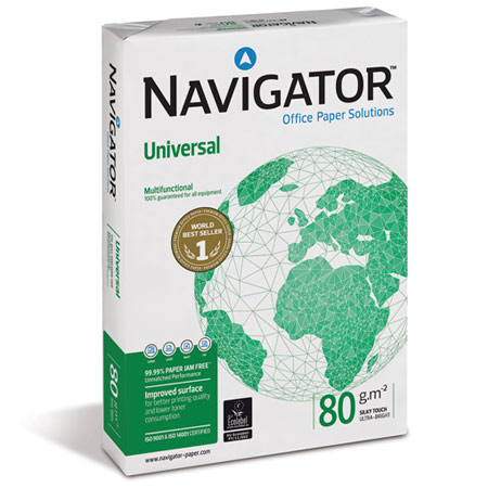 Carta per fotocopie Navigator A4 - 80 gr. - confezioni da 5 risme
