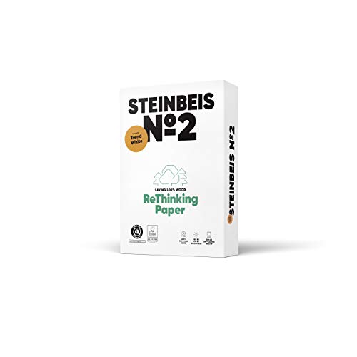 Steinbeis N. 2 ReThinkingPaper Carta riciclata, Formato A3, 80 g/m² - Confezioni da 5 risme